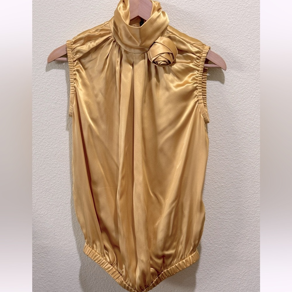 D&G Gold Silk Top